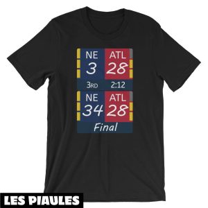 NFL T-Shirt New England Patriots 3 Atlanta Falcons 28 NFL T-Shirt New England Patriots 3 Atlanta Falcons 28