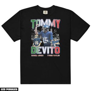 NFL T-Shirt Tommy Devito Giants de New York Quartier Du Dos NFL T-Shirt Tommy Devito Giants de New York Quartier Du Dos