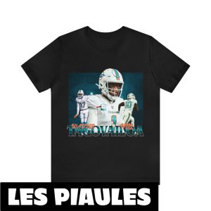 NFL T-Shirt Tua Tagovailoa Jaylen Waddle Tyreek Hill Vintage NFL T-Shirt Tua Tagovailoa Jaylen Waddle Tyreek Hill Vintage