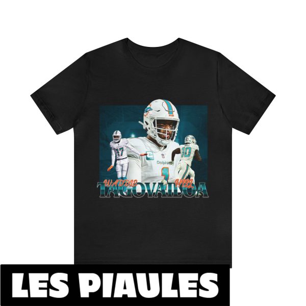 NFL T-Shirt Tua Tagovailoa Jaylen Waddle Tyreek Hill Vintage