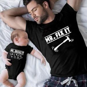 Ensemble T Shirt Pere Fils