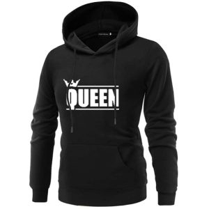 Ensemble de Deux Sweats a Capuche Noirs pour Couple Ensemble de Deux Sweats a Capuche Noirs pour Couple