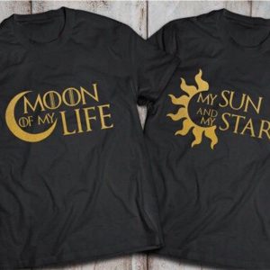Moon Of My Life My Sun and Stars T-Shirt Couple