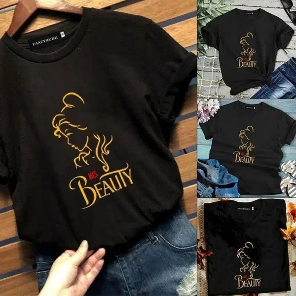 Original T-shirt pour Couple Beauty & Beast