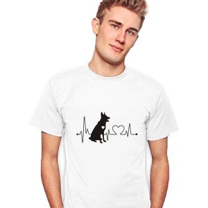 Pere et Fils T Shirt Dog Heartbeat