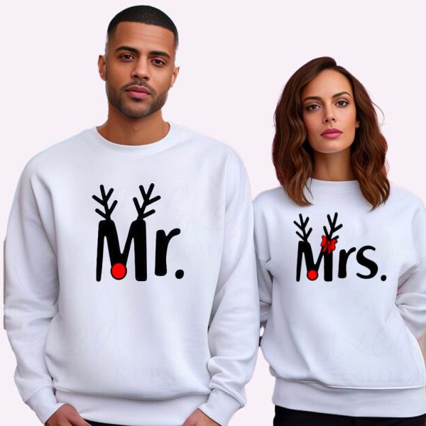 Pull Couple Assorti Mr & Mrs