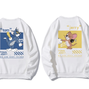 Pull a Accorder Couple Blanc Tom Et Jerry 2 Pull a Accorder Couple Blanc Tom Et Jerry 3