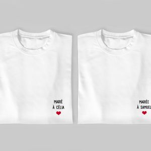 Pull a personnaliser couple special Maries - Marie(e) - Assortis Moi 2 Pull a personnaliser couple special Maries Mariee Assortis Moi 3