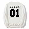 Pull de Couple King Queen Numerote
