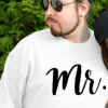 Pulls Blancs pour les Couples avec Texte Mrs Et Mrs