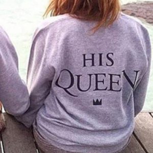 Pulls Gris a Imprime Au Dos pour Couple 2 Pulls Gris a Imprime Au Dos pour Couple 3