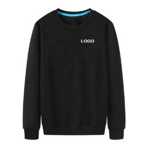 Pulls a Col Rond Noirs Et Oranges de Couple a Personnaliser 5