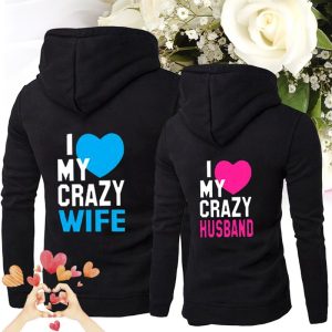Sweat Capuche Couple Crazy 3