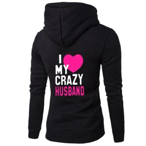 Sweat Capuche Couple Crazy 7