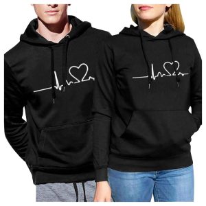 Sweat Couple Battement de Coeur