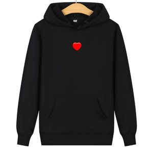 Sweat Couple Coeur Rouge 2 Sweat Couple Coeur Rouge 3