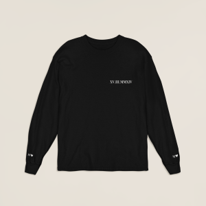 Sweat Couple Date en chiffres Romains + Manches