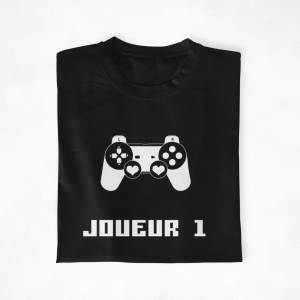 Sweat Couple Joueur 1 & Joueur 2 – Pour les Passionnes de Jeux