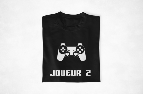 Sweat Couple Joueur 1 & Joueur 2 – Pour les Passionnes de Jeux