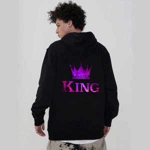 Sweat Couple King Queen Couronne Fluo 2 Sweat Couple King Queen Couronne Fluo 3