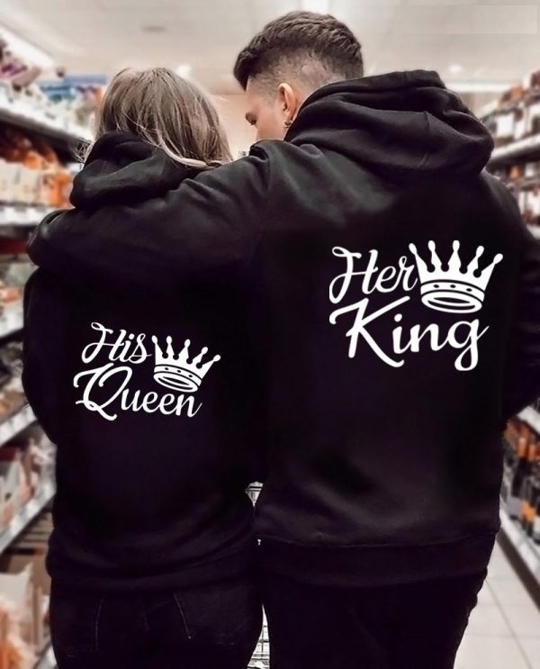Sweat Couple King Queen Oversize