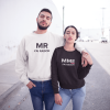 Sweat Couple – Monsieur j’ai raison  Madame j’ai toujours raison