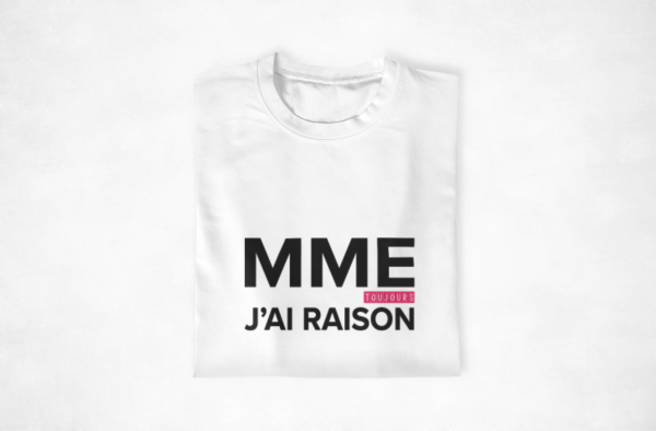 Sweat Couple – Monsieur j’ai raison  Madame j’ai toujours raison