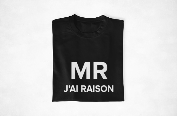 Sweat Couple – Monsieur j’ai raison  Madame j’ai toujours raison