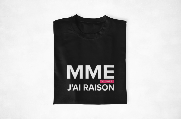 Sweat Couple – Monsieur j’ai raison  Madame j’ai toujours raison