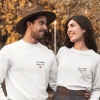 Sweat Couple Personnalise Mr Mme Depuis – Cadeau Unique