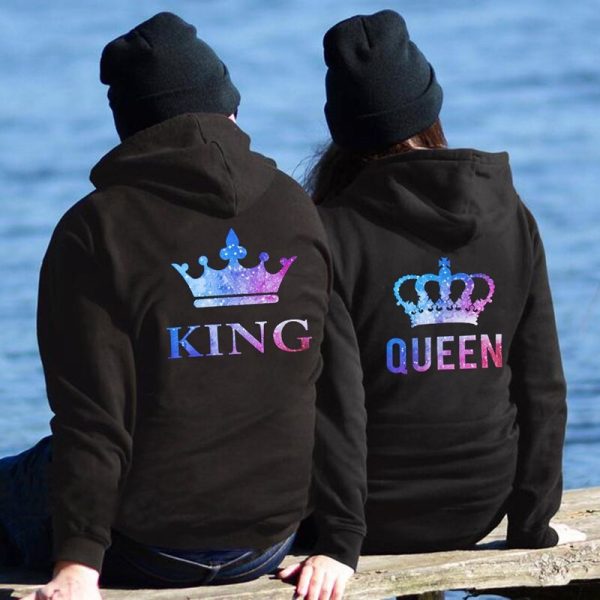 Sweat Couple Queen King Couronne