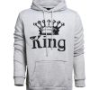 Sweat Couple Queen King Gris