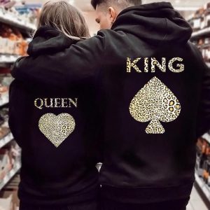 Sweat Couple Roi de Piques Reine de Coeurs Sweat Couple Roi de Piques Reine de Coeurs