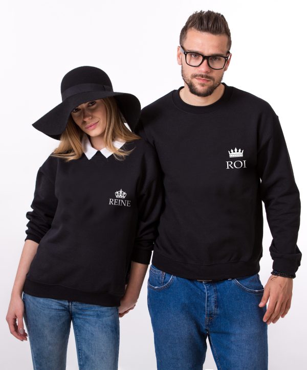 Sweat Couple – Roi et Reine Cote Coeur