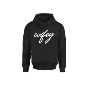Sweat Noir pour Couple Hubby Et Wifey Sweat Noir pour Couple Hubby Et Wifey