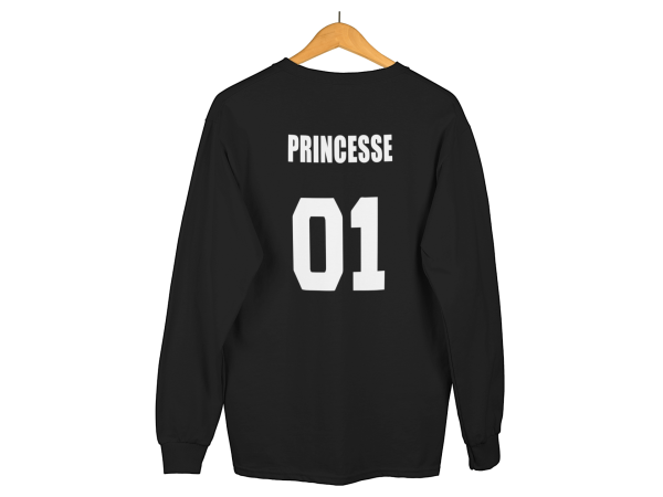 Sweat Prince Princesse – Mode Couple Elegante et Confortable  Assortis Moi