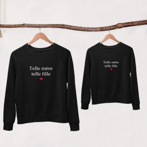 Sweat Pull Assortis Telle Mre Telle Fille Assortis Moi 1