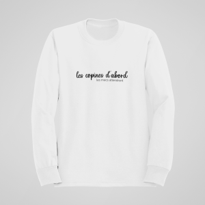 Sweat  Pull Copines Les copines d’abord les mecs attendront Sweat  Pull Copines Les copines d’abord les mecs attendront