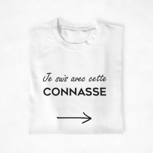 Sweat Pull Couple Je suis avec cette connasse tete de bite 3