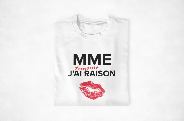 Sweat  Pull – Monsieur j’ai raison Madame j’ai toujours raison  Assortis Moi