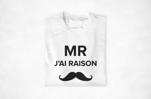 Sweat  Pull – Monsieur j’ai raison Madame j’ai toujours raison  Assortis Moi