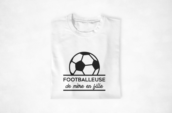 Sweat  Pull Mere & Fille Footballeuse de mere en fille