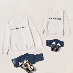 Sweat Pull Parents et Enfants Je fais des bebes parfaits 1 Sweat Pull Parents et Enfants Je fais des bbs parfaits 2