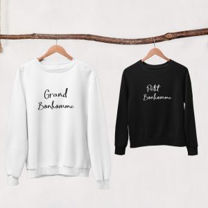 Sweat  Pull Pere & Fils  Grand Bonhomme & Petit Bonhomme