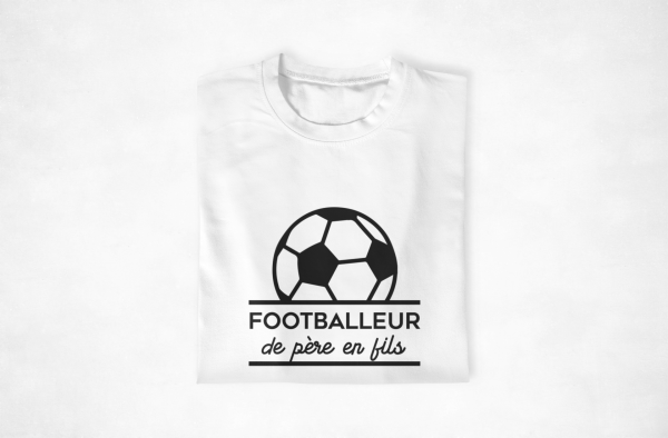 Sweat  Pull assortis Footballeur de pere en fils