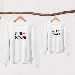 Sweat Pull assortis Mre Fille Girl power Assortis Moi 2
