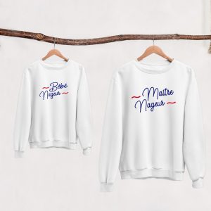Sweat Pull assortis Papa & Enfants Nageur – Assortis Moi Sweat Pull assortis Papa & Enfants Nageur – Assortis Moi