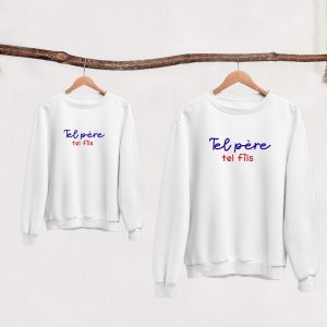 Sweat Pull assortis Papa Enfants Tel Pre Tels Enfants 1