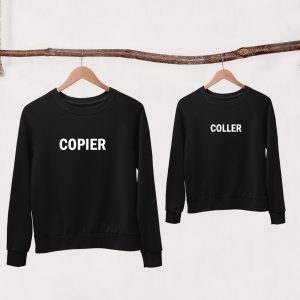 Sweat Pull assortis pour Parents Enfants COPIER COLLER 1