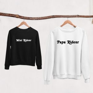 Sweat Pull assortis pour Pere & Fils Rideur- Assortis Moi Sweat Pull assortis pour Pere & Fils Rideur- Assortis Moi